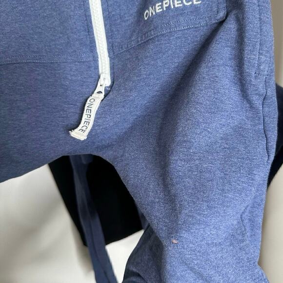 Onepiece Onesie Zipper Hooded Jumpsuit Women's Blue Size XS - Picture 6 of 6